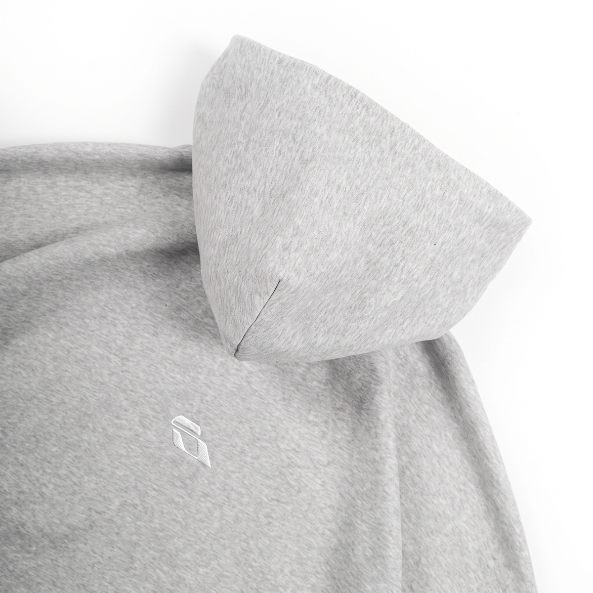 SOULTIES STUDIO® Balaclava Zip Hoodie — Grey Melange