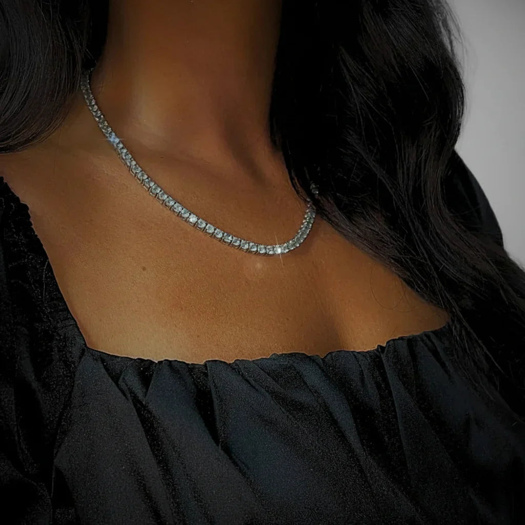 TENNIS CHAIN - 4MM - SILVER