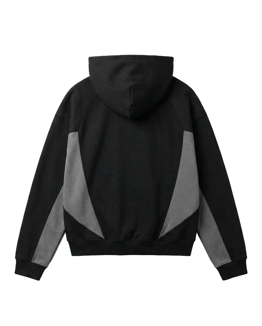 SOULTIES STUDIO® Balaclava Zip Hoodie — Black / Grey