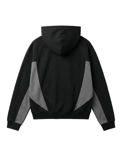 SOULTIES STUDIO® Balaclava Zip Hoodie — Black / Grey