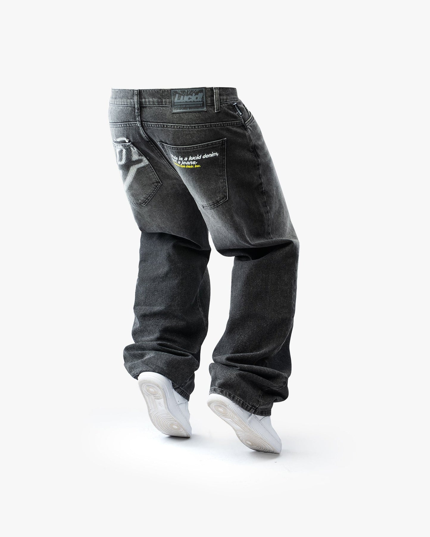 SOULTIES STUDIO® Denim "Phantom Black" with Print