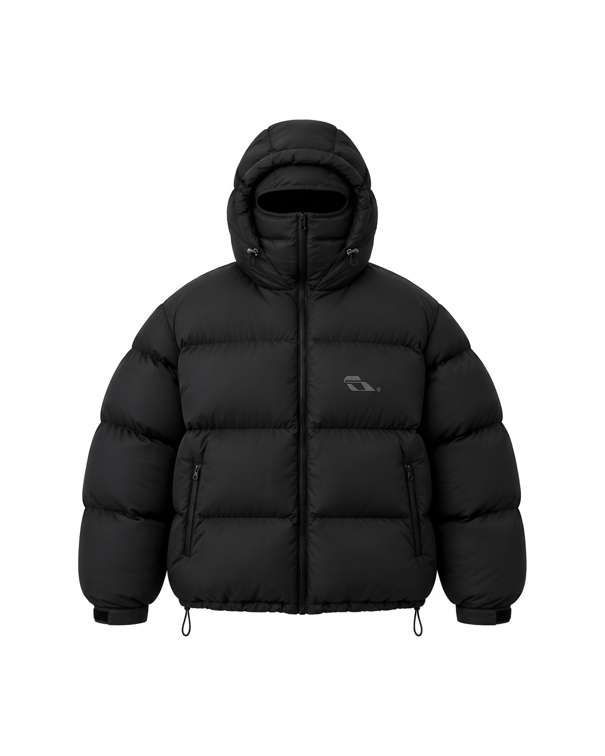 SOULTIES STUDIO® Balaclava Puffer Jacket — Black