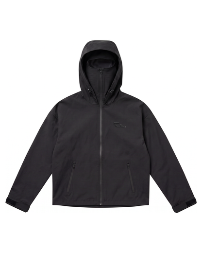 SOULTIES STUDIO® Balaclava Rain Jacket — Black (Pre-Order)