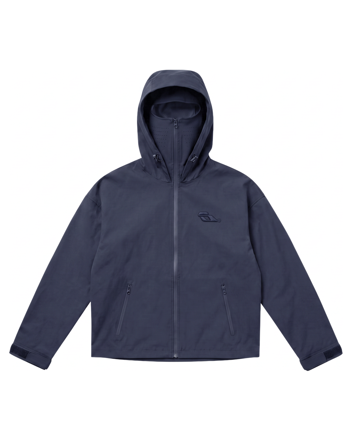 SOULTIES STUDIO® Balaclava Rain Jacket — Black Sapphire
