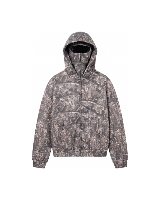 SOULTIES STUDIO® Balaclava Zip Hoodie — Camo