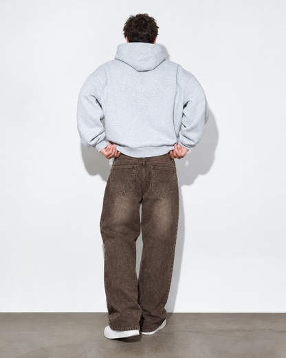 SOULTIES STUDIO® Denim Baggy Essentials – Dubai Chocolate, back