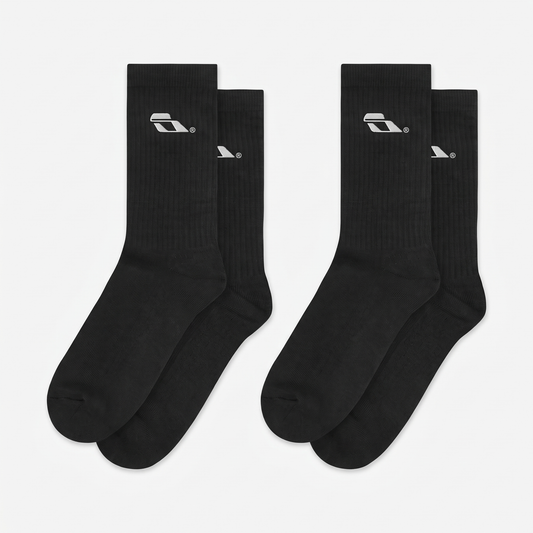 SOULTIES STUDIO® Socks 2-Pack — Black