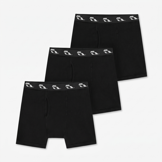 SOULTIES STUDIO® Boxers 3-Pack — Black