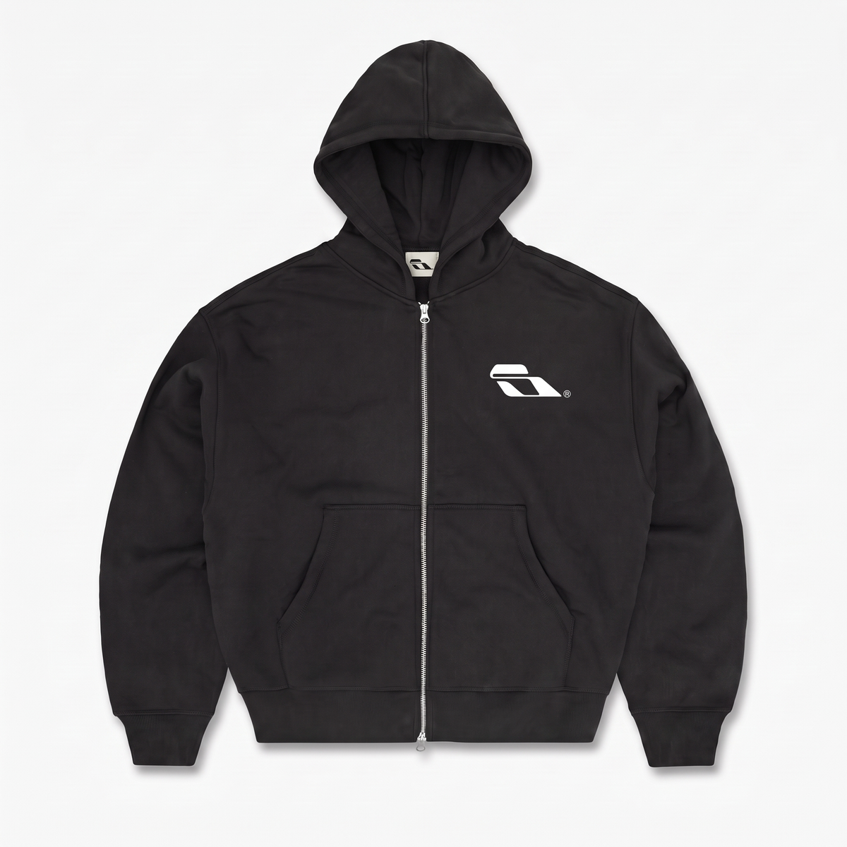 SOULTIES STUDIO® Zip Hoodie — Black