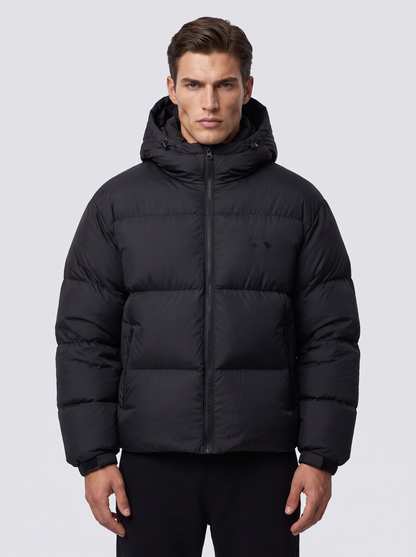 SOULTIES STUDIO® Balaclava Puffer Jacket — Black