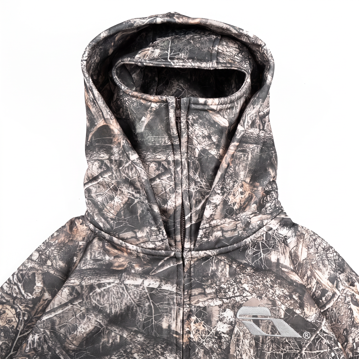 SOULTIES STUDIO® Balaclava Zip Hoodie — Camo