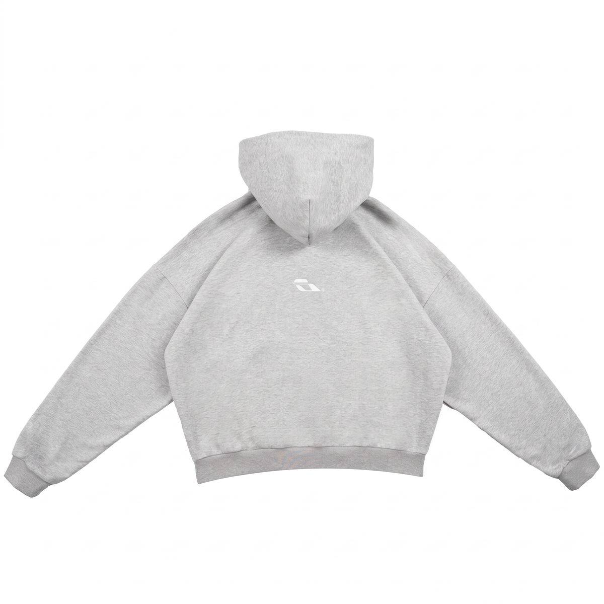 SOULTIES STUDIO® Balaclava Zip Hoodie — Grey Melange