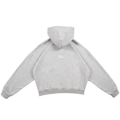 SOULTIES STUDIO® Balaclava Zip Hoodie — Grey Melange