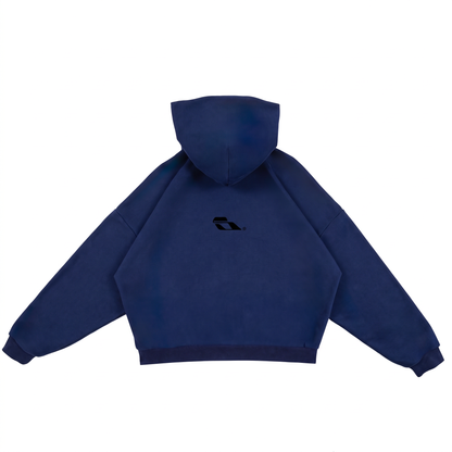 SOULTIES STUDIO® Balaclava Zip Hoodie — Dark Blue