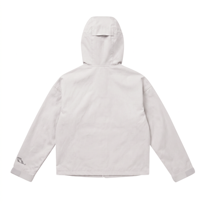 SOULTIES STUDIO® Balaclava Rain Jacket — Light Grey (Pre-Order)