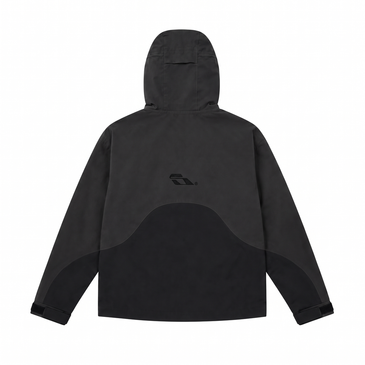 SOULTIES STUDIO® Balaclava Rain Jacket — Black / Grey