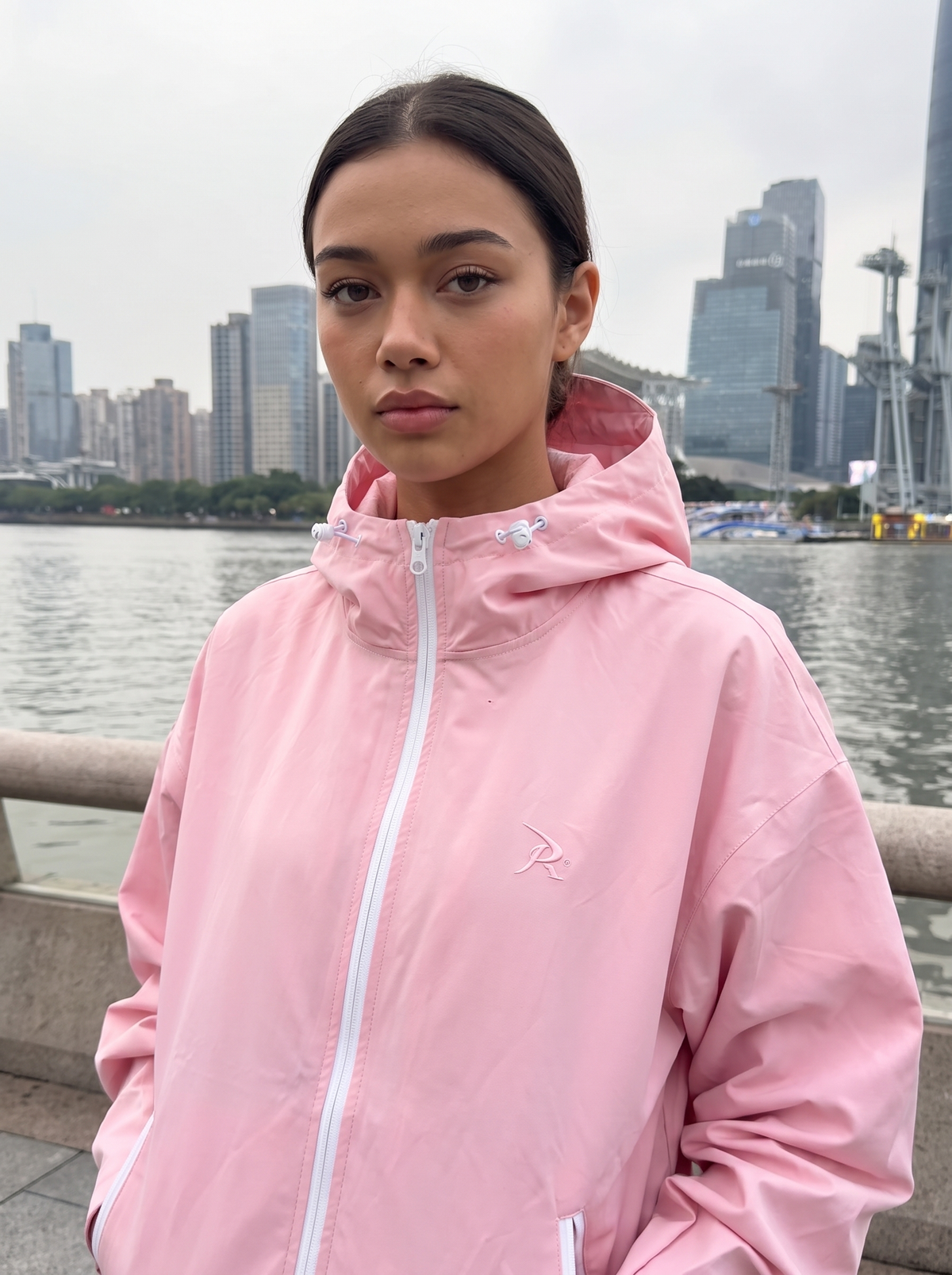 SOULTIES STUDIO® Balaclava Rain Jacket — Pink