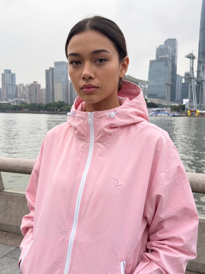SOULTIES STUDIO® Balaclava Rain Jacket — Pink