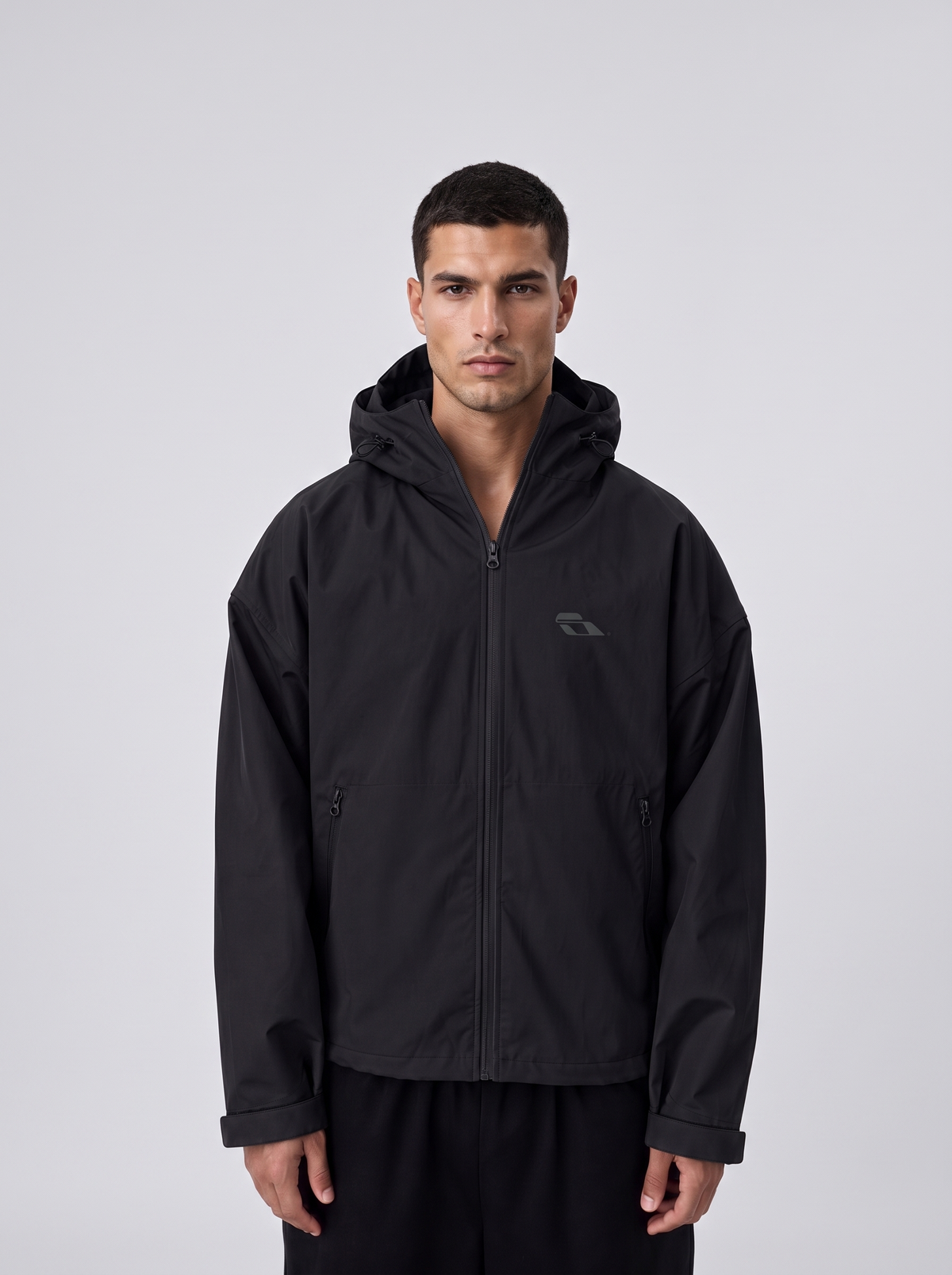 SOULTIES STUDIO® Balaclava Rain Jacket — Black (Pre-Order)