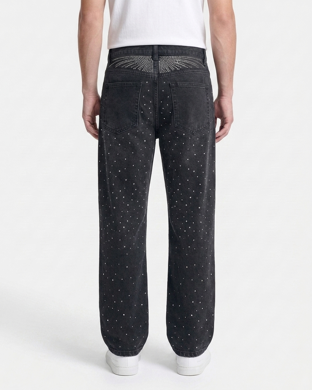 Starfield Rhinestone Denim Phantom Black